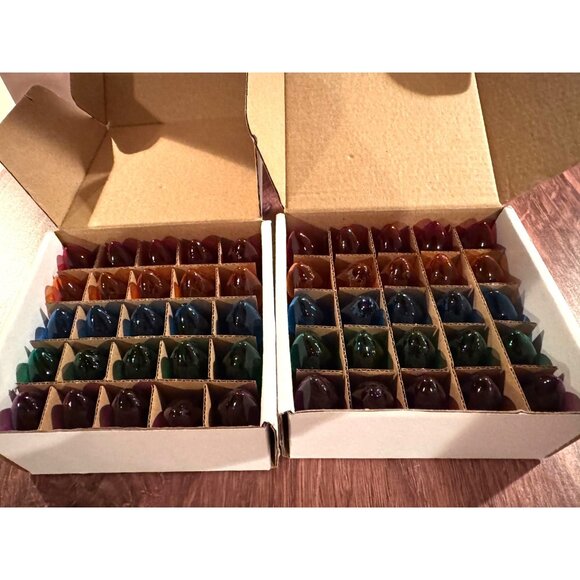 2 Boxes of Creative Hobbies® Colored Light Bulbs (50 Total)! 🌈 - Picture 1 of 4
